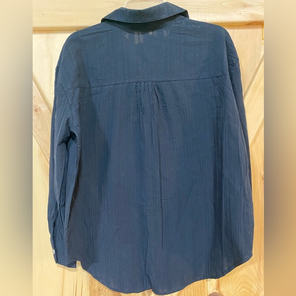 3X Time & True Black Button Down Shirt - Picture 2 of 6